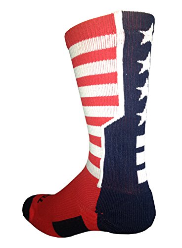 Stars and Stripes Perimeter Crew Socks