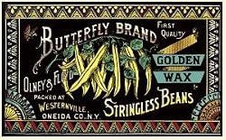 Butterfly Brand Stringless Beans Porcelain Magnet