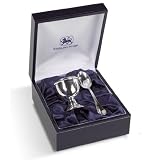 Christening Gift Egg Cup & Spoon Silver Plated Birth Gift