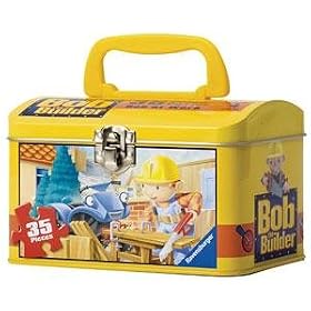 Ravensburger Bob the Builder 35 piece jigsaw puzzle in a tin