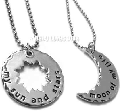 My Sun and Stars, Moon of My Life - Game of Throne inspired Couples Necklace