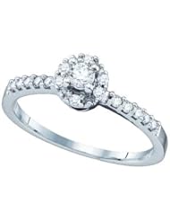 0.27CT-DIA RD-CENTER BRIDAL RING