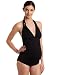 PEZ D'OR Women's Maternity Plunging Maillot - Love Boat, Black, Medium