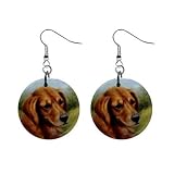Golden Retriever Earrings Limited Edition Art Jewelry