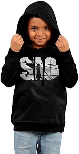 Doopant Unisex Toddler Hooded Sweatshirt SAO Hoodie Black