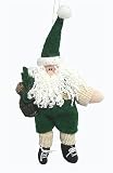 Plush Irish Leprechaun Santa Claus Christmas Ornaments 6