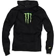 One Industries Monster Stormy Women's Hoody Casual Wear Sweatshirt w/ Free B&F Heart Sticker Bundle - Black
