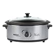 Nesco Professional 4816-25PRG 6 Qt SS Roaster-Porcelain-glass Cover