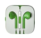 Swees� EarPods In-Ear Kopfh�rer Headset mit Mikrofon und Fernbedienung (Remote) 3,5 mm f�r Apple iPhone 5, 4 ,4S ,iPod, iPad 2 , 3 , 4 , Mini - Gr�n