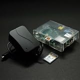 Raspberry Pi Programmers Bundle with Model B Board, Power Supply, Case and Blank SD Card