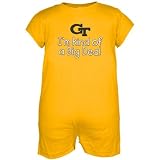 Georgia Tech Yellow Jackets Gold Infant Big Deal Romper