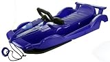 AlpenGaudi Kunststoffrodel AlpenRace Blau 100 cm