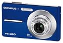 Olympus FE-360 Digitalkamera (8 Megapixel, 3-fach opt. Zoom, 2,5" Display, Bildstabilisator) blau
