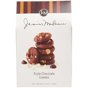Jm Foods Triple Chocolate Cookies, 6-Ounce Jm Foods Triple Chocolate Cookies, 6-Ounce