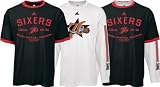 Philadelphia 76ers Short/Long Sleeve T-Shirt Combo Pack