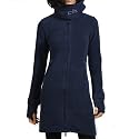 BENCH Fleece Zip Trough Funnel Neck dunkelblau