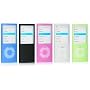 5 Pack Silicone Skin Case Covers & Neck Straps for the New Apple iPod Nano Nano-Chromatic 4th Generation 8gb 16gb (Blue Black Pink Clear & Green)