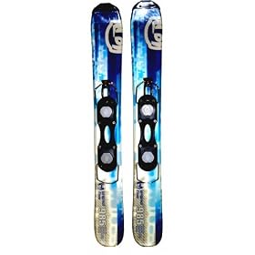 O5 985 Wide Snow Blades mini skis & Bindings 99cm Blue White by 