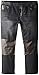 Akademiks Men's Big-Tall Sullivan Quilted Denim Jean