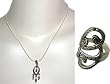 Pendant and Ring Sterling Silver Jewelry