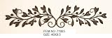 Wrought Iron Metal Sculpture Wall Decor 48x 9.5 Art 885
