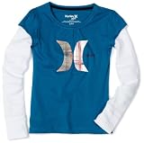 Hurley Girls 7-16 Splicon Slide T-Shirt