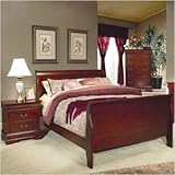 Strasburg 3-Piece Bedroom Set in Cherry Size: Full