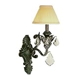IMAGE OF Trans Globe 8271 EI One Light Wall Sconce, Enriched Iron Finish