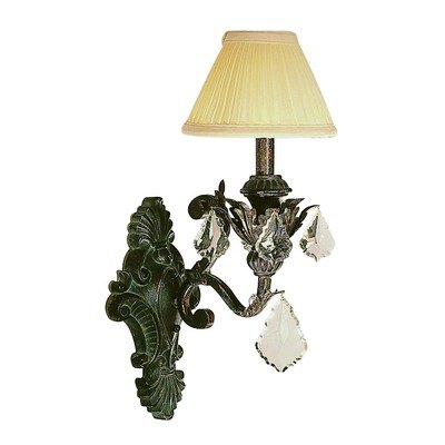 Trans Globe 8271 EI One Light Wall Sconce, Enriched Iron Finish