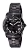 Invicta II Collection 5255 Quartz Sapphire Coated Mineral Black Dial Black Plating Stainless Steel Band Men Watch