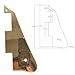 1pc Gold Mirror Electric Guitar Pickguard for Gibson Les Paul Guitar Replacement