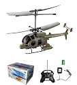 Mini Indoor Apache AH64 Remote Control Helicopter with Double Top Rotors