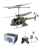 Mini Indoor Apache AH64 Remote Control Helicopter with Double Top Rotors