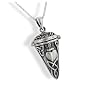 Celtic Knot and Heart Pendulum Prayer Box Pendant w/ 18" Necklace - Sterling Silver