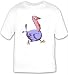 T-shirt with walking, irritated, turkey, cartoons, annoyed, cartoon, bird, animal