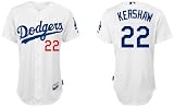 Clayton Kershaw Jerseys: Los Angeles Dodgers #22 White Authentic Cool Base Jersey (XL/52)