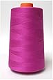 Polyester Serger Cone Thread - 4000 Yards Fuchsia.