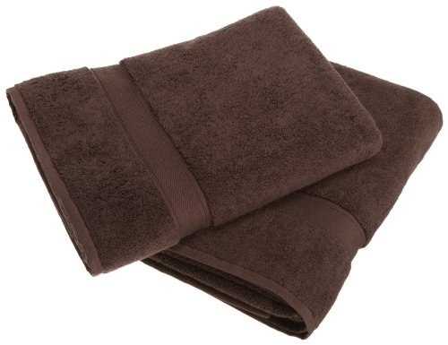 Supreme Egyptian Cotton 2-Piece Bath Sheet Set, Chocolate