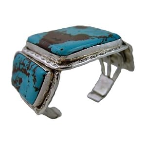 Large Blue Turquoise Stone Bracelet