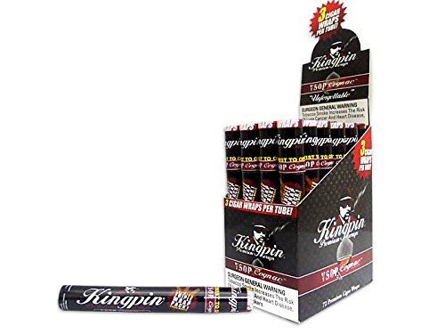 Kingpin Premium Triple Wraps 72 Total - VSOP Cognac