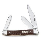Case Synthetic Brown Medium Stockman Pocket Knife