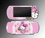 Cute Kitty Pink Easter Bunny Game Vinyl Decal Cover Skin Protector 3 for So ....