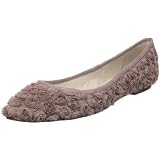 ALL BLACK Womens Rose Bud Flat