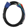 Wired-Up 3.6m VGA to 3 RCA Gold Plated Lead/Cable for HD TV PC Laptop [PC]
