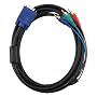 EFORCITY Premium VGA to RCA Component Cable M / M, 12 ft (3.66m) Black