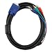 EFORCITY Premium VGA to RCA Component Cable M / M, 12 ft (3.66m) Black