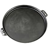 Camp Chef True Seasoned  14-Inch Cast Iron Pizza Pan
