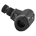 TACO Metals Adjustable Plastic Clamp-On Rod Holder - Black