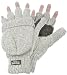 Jacob Ash Wool Glove Fingerless Pop Top Mitten 20-238-1-bcmo