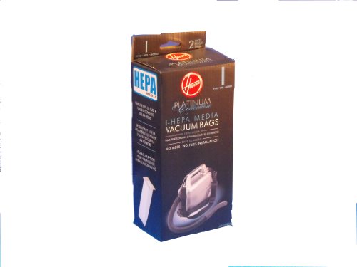 8 HOOVER PLATINUM I VACUUM BAGS FOR PLATINUM CANISTERS